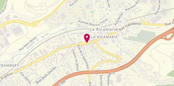 Plan de Pizza Royale, 15 Rue de la Libération, 42150 La Ricamarie