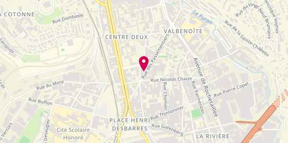 Plan de Frenchpizzas.com, 58 Rue des Passementiers, 42100 Saint-Étienne