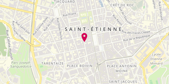 Plan de Phenix de Carthage Lotfi, 17 Rue de la Résistance, 42000 Saint-Étienne