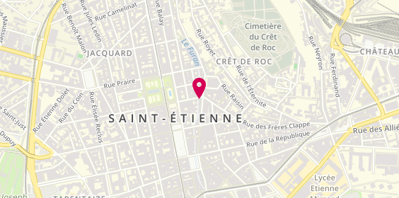 Plan de Fri Chicks, 12 Rue de Lodi, 42100 Saint-Étienne
