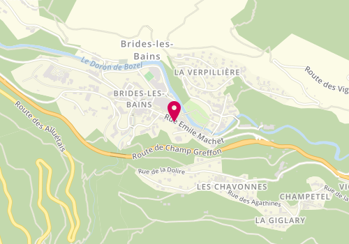 Plan de Pizza Mans, Centre Olympe Emile Machet, 73570 Brides-les-Bains