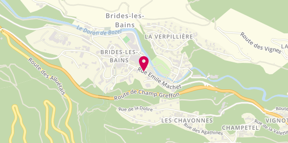 Plan de La Montagne, 60 Rue Emile Machet, 73570 Brides-les-Bains
