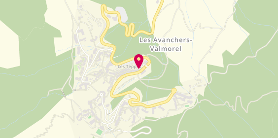 Plan de La Casa Pizz', 36 Bourg Morel, 73260 Les Avanchers-Valmorel