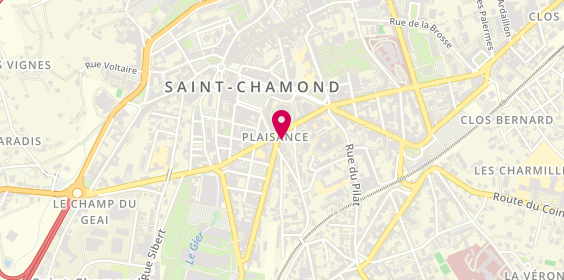 Plan de Pizza Cosy, 1 Cr Adrien de Montgolfier, 42400 Saint-Chamond