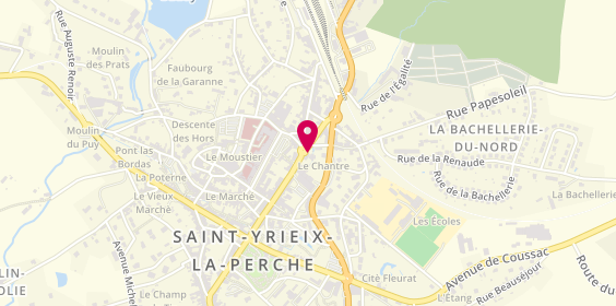 Plan de Pizza Gigi, 5 Boulevard de l'Hôtel de Ville, 87500 Saint-Yrieix-la-Perche
