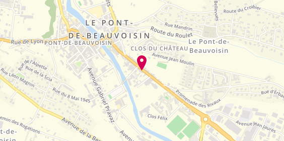 Plan de La Tour des Pizz's, 35 Rue Prte de Ville, 73330 Le Pont-de-Beauvoisin