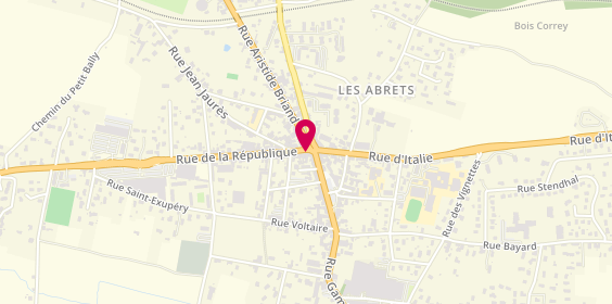 Plan de L'Entre 2, 11 Rue de la République, 38490 Les Abrets-en-Dauphiné