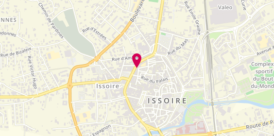 Plan de Lory Pizz Issoire, 30 Boulevard Albert Buisson, 63500 Issoire