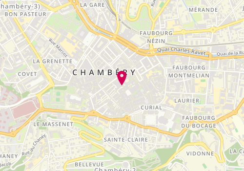 Plan de La Spaghétéria, 43 Rue Saint-Réal, 73000 Chambéry