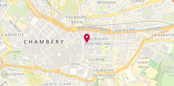 Plan de Pizzéria du Faubourg, 36 Faubourg Montmélian, 73000 Chambéry