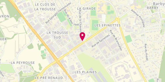 Plan de Le Mi-Ame, 35 Rue Chavanne, 73490 La Ravoire