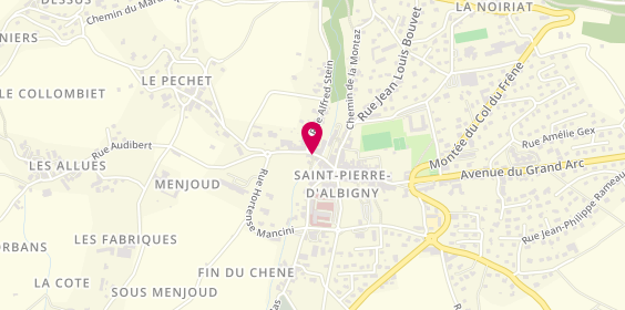 Plan de Galo'Pizza, 74 Rue Auguste Domenget, 73250 Saint-Pierre-d'Albigny