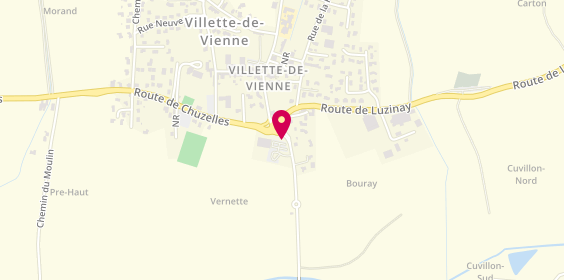 Plan de Côté Pizza, 3 chemin du Maupas, 38200 Villette-de-Vienne