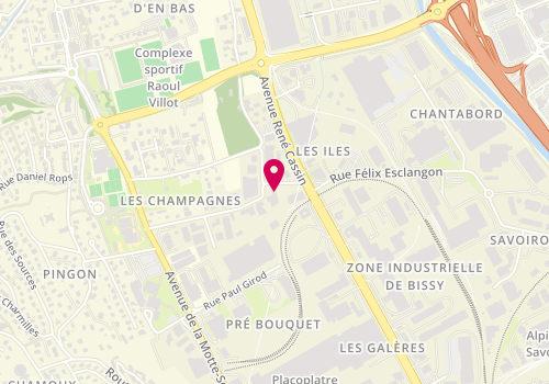 Plan de Pizza Regal, 370 Rue des Champagnes, 73290 La Motte-Servolex