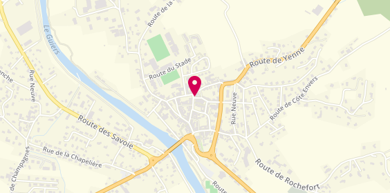 Plan de Sarl-Café-Des Sports, 80 place de l'Église, 73240 Saint-Genix-les-Villages