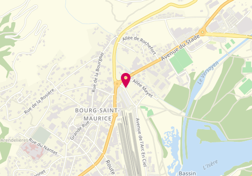 Plan de Le Grenier des 5 Lacs, 45 avenue de l'Arc en Ciel, 73700 Bourg-Saint-Maurice