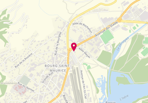 Plan de Ski Roc, 37 avenue de l'Arc en Ciel, 73700 Bourg-Saint-Maurice