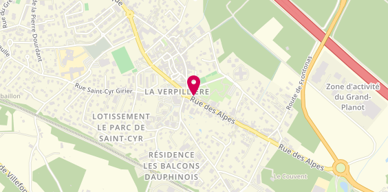 Plan de La Terrasse, 17 Rue des Alpes, 38290 La Verpillière