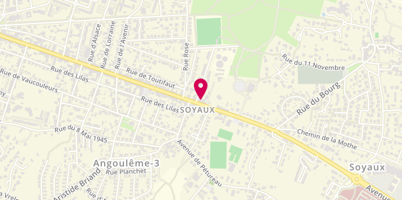 Plan de Pizza Bonici, 170 avenue du Général de Gaulle, 16800 Soyaux