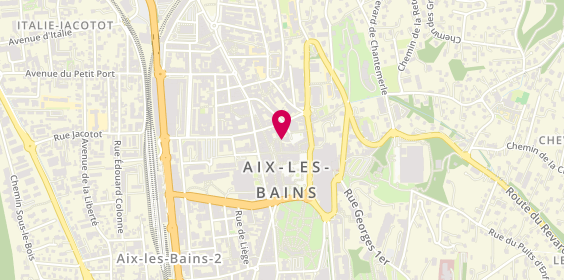 Plan de Restaurant le Passé, 6 Rue du Dauphin, 73100 Aix-les-Bains