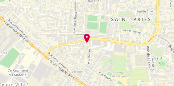 Plan de Pizza'Tti, 4 Rue du Dr Gallavardin, 69800 Saint-Priest