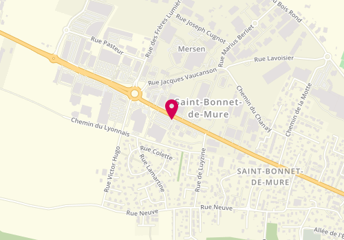 Plan de Le Kiosque à Pizzas, 131 avenue Charles de Gaulle Parking Intermarché, 69720 Saint-Bonnet-de-Mure