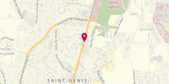 Plan de Domino's Pizza, 35 avenue Georges Clémenceau, 69230 Saint-Genis-Laval
