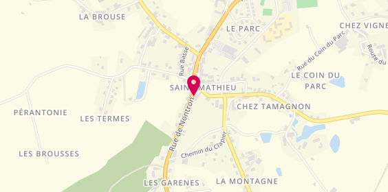 Plan de Chez Jerem's, 3 place du Dr Hugonneau, 87440 Saint-Mathieu