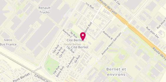 Plan de Otentik City, 3 Place Steven Spielberg, 69800 Saint-Priest