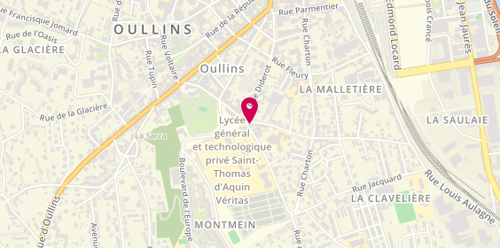 Plan de La Strada, 2 Rue Louis-Auguste Blanqui, 69600 Oullins-Pierre-Bénite