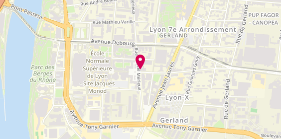 Plan de Chez Carlo, 241 Rue Marcel Mérieux, 69007 Lyon