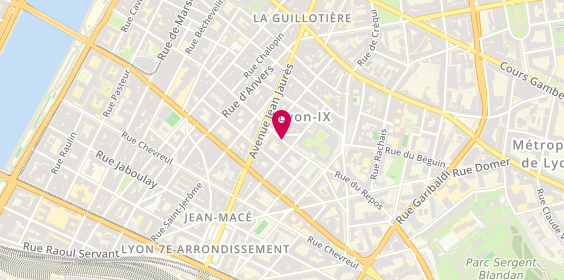 Plan de Le Piccolo, 5 Rue des 3 Pierres, 69007 Lyon