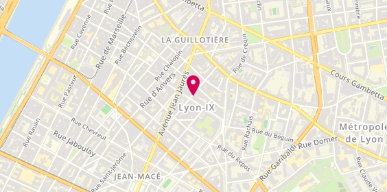 Plan de Papaveri, 37 Rue de la Thibaudière, 69007 Lyon