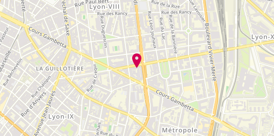 Plan de Tutti Quanti, 52 avenue Félix Faure, 69003 Lyon