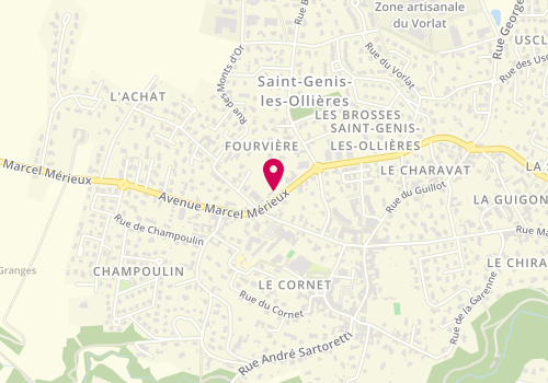 Plan de La Marmite, 44 Av. Marcel Mérieux, 69290 Saint-Genis-les-Ollières