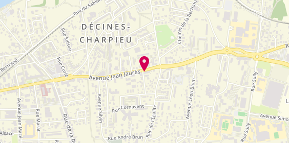 Plan de Le Victoria, 302 avenue Jean Jaurès, 69150 Décines-Charpieu