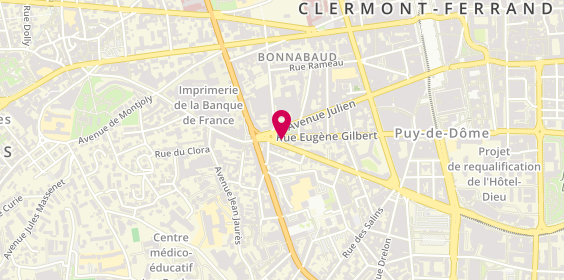 Plan de Clervenise, 49 Rue Eugene Gilbert, 63000 Clermont-Ferrand