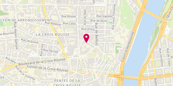 Plan de Les Bobos, 10 Rue d'Austerlitz, 69004 Lyon