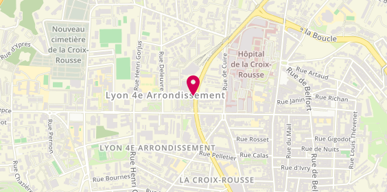 Plan de Pizz'Appel, 61 Boulevard des Canuts, 69004 Lyon