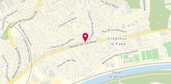 Plan de Chez Delphine, 85 Route Genève, 69140 Rillieux-la-Pape
