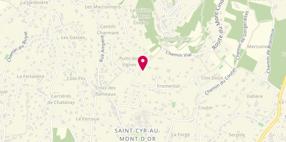 Plan de Greggo Pizza, 5 Rue du Mont d'Or, 69450 Saint-Cyr-au-Mont-d'Or