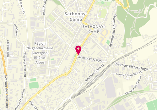 Plan de Le Loutchio, 43 Boulevard Castellane, 69580 Sathonay-Camp