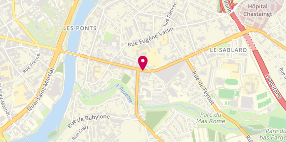 Plan de Le Golden Pizz', 92 avenue du Maréchal de Lattre-De-Tassigny, 87000 Limoges