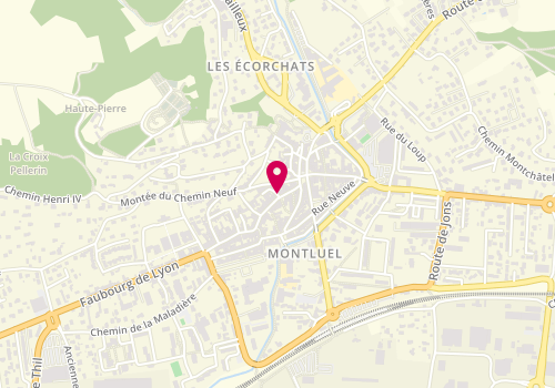 Plan de Melbad Pizza, 208 Grande Rue, 01120 Montluel