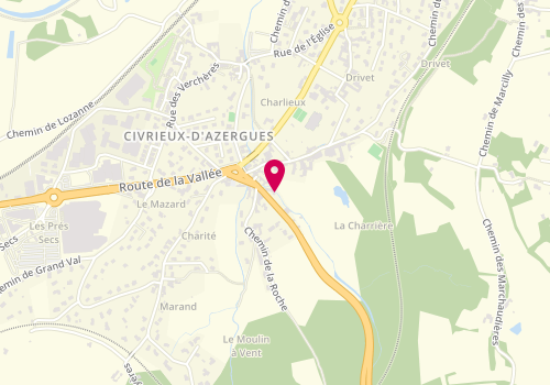 Plan de Jordan Tomas - Pizza Mamamia, 159 Route de Lyon, 69380 Civrieux-d'Azergues