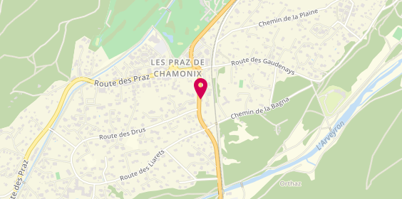 Plan de La Crémerie du Moulin, 2186 Route du Bouchet, 74400 Chamonix-Mont-Blanc