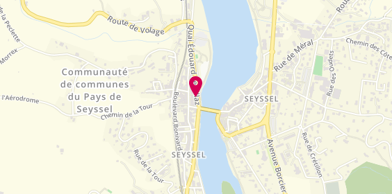 Plan de Au Vieux Pont, 11 Quai Edouard Serullaz, 01420 Seyssel