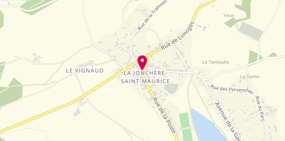Plan de La fontana pizzas et burgers, 6 place de l'Église, 87340 La Jonchère-Saint-Maurice