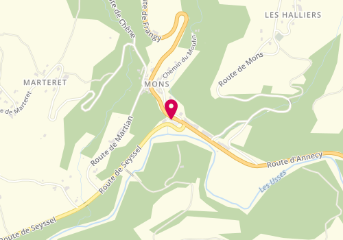Plan de Le Fournil, 104 Route de Seyssel Lieu Dit Mons, 74270 Chessenaz