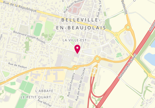 Plan de Le Singuliers Café-Resto, 3 Boulevard Joseph Rosselli, 69220 Belleville